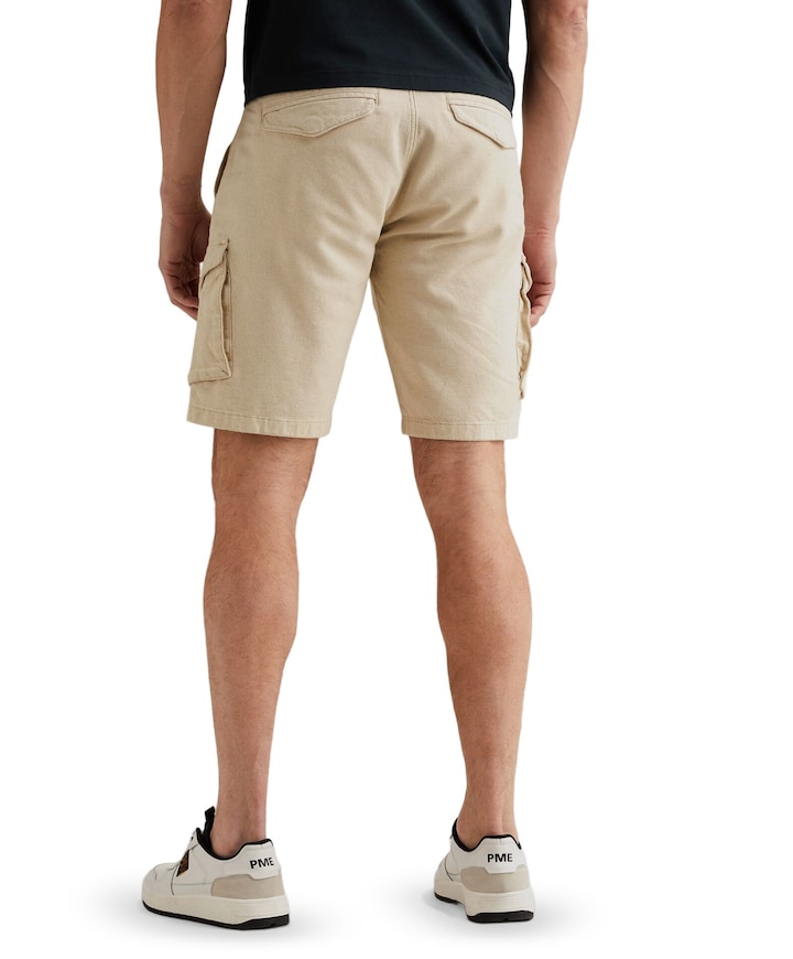 JETHEED CARGO SHORTS STRETCH LINEN heren korte broek beige