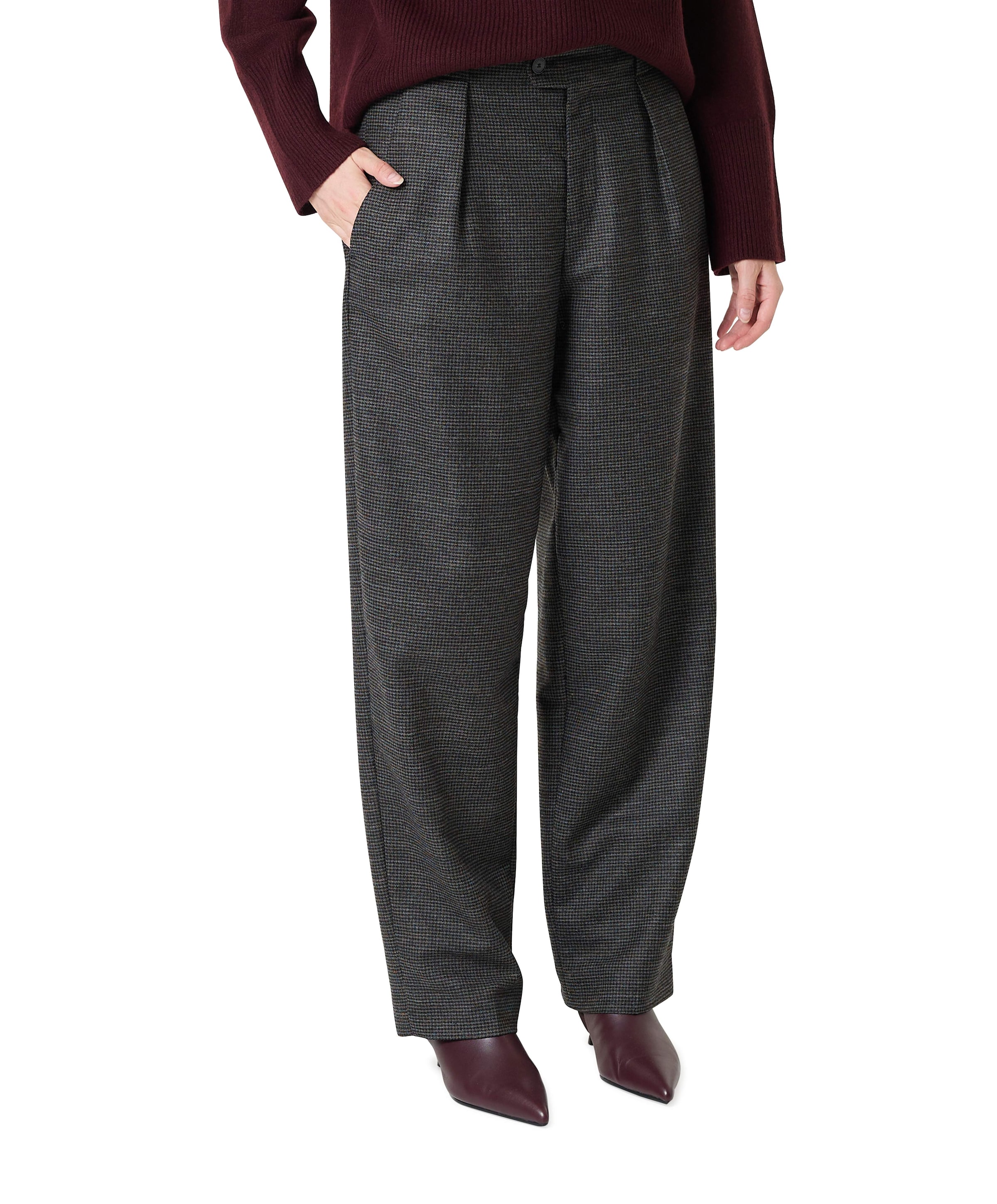 Mawson dames pantalon grijs