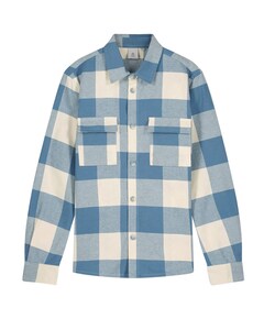 Overhemd lange mouw blauw