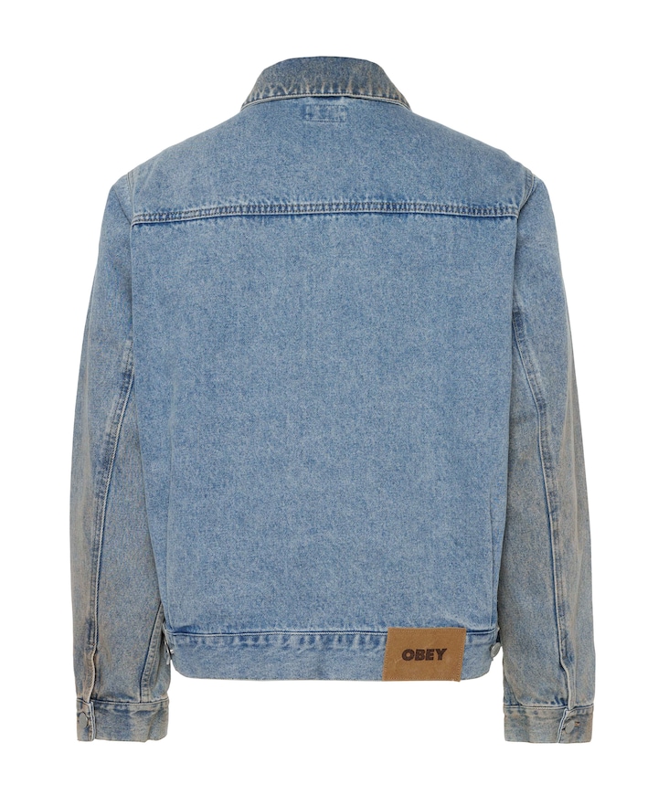 Heren spijkerjas blauw