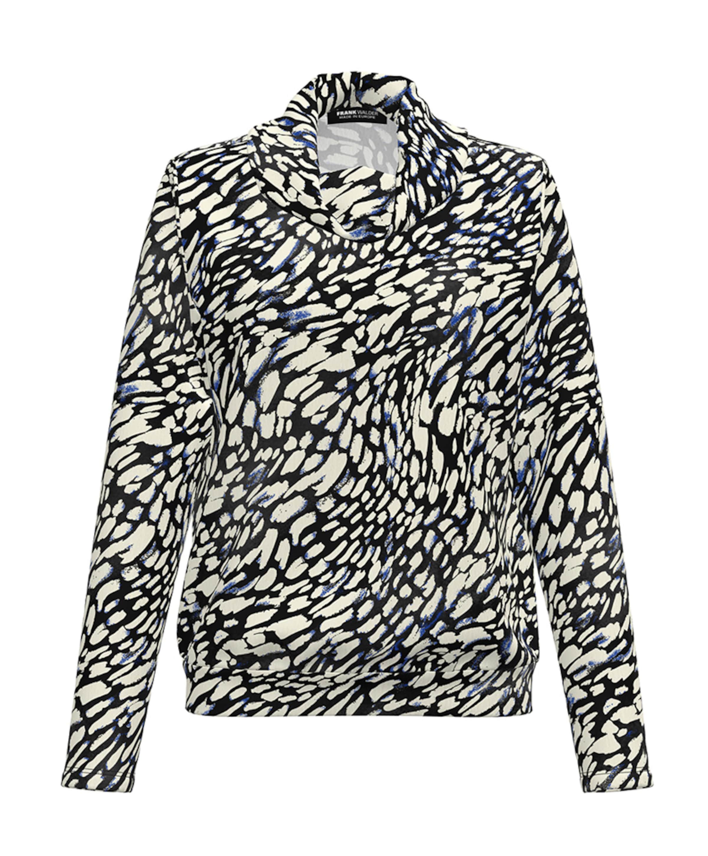 Dames longsleeve blauw