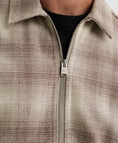 Heren overshirt grijs