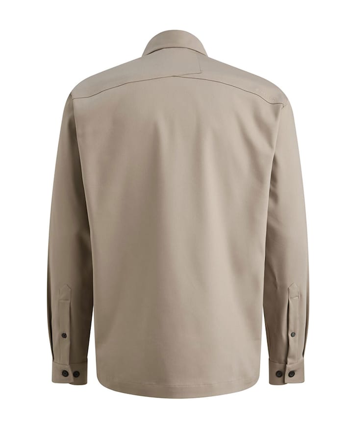 Heren overshirt grijs