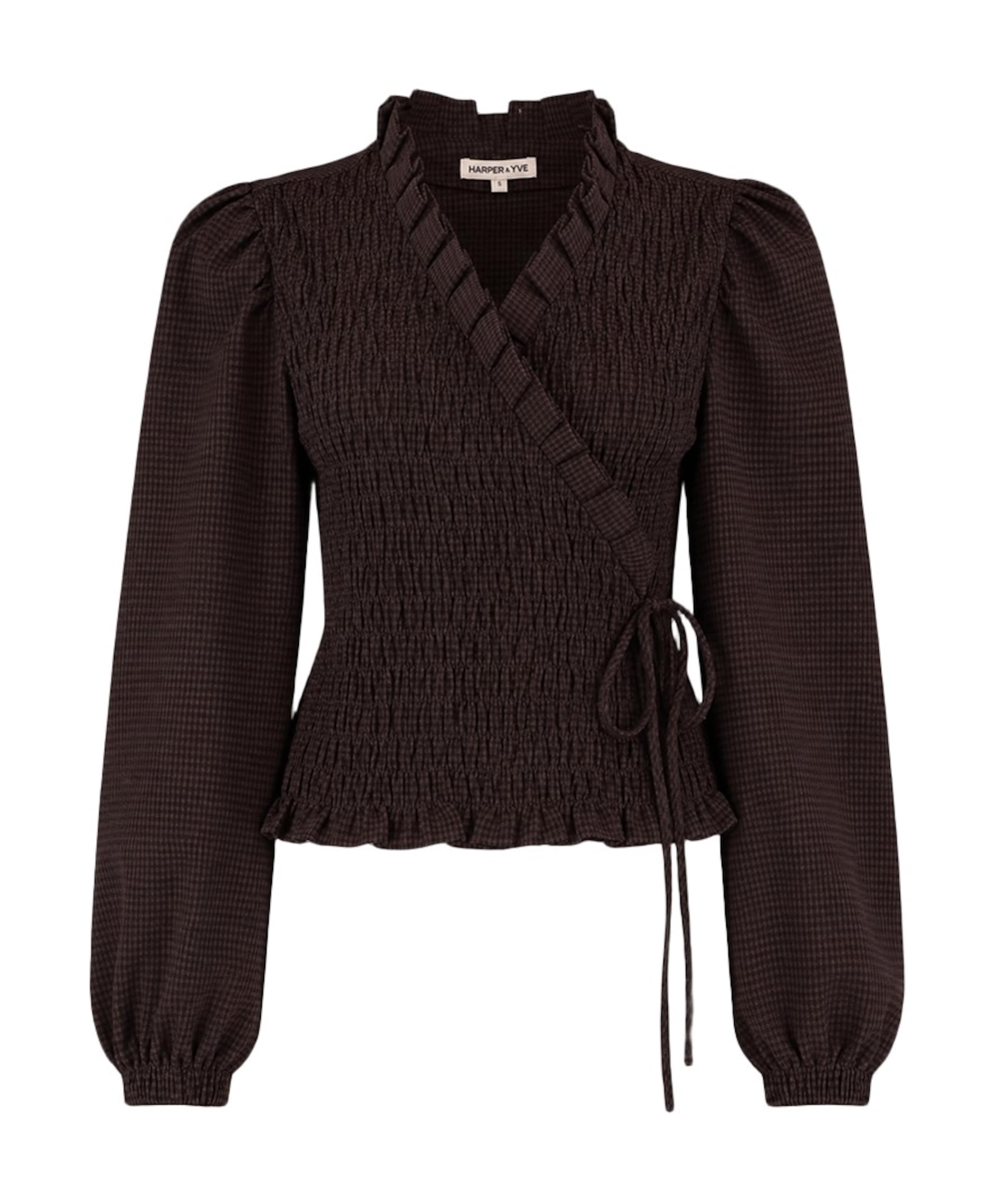 Dames blouse bruin