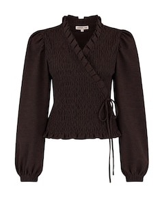 Dames blouse bruin