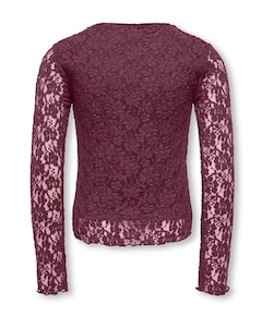 Meisjes longsleeve rood