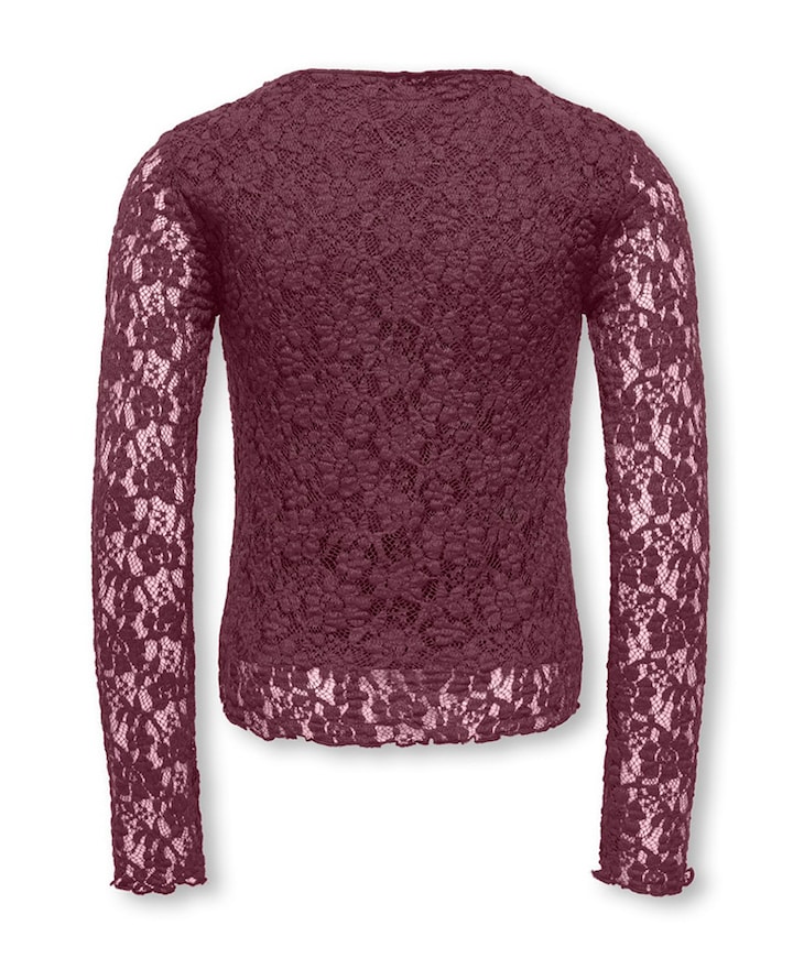 Meisjes longsleeve rood