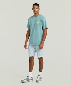 Heren T-shirt blauw