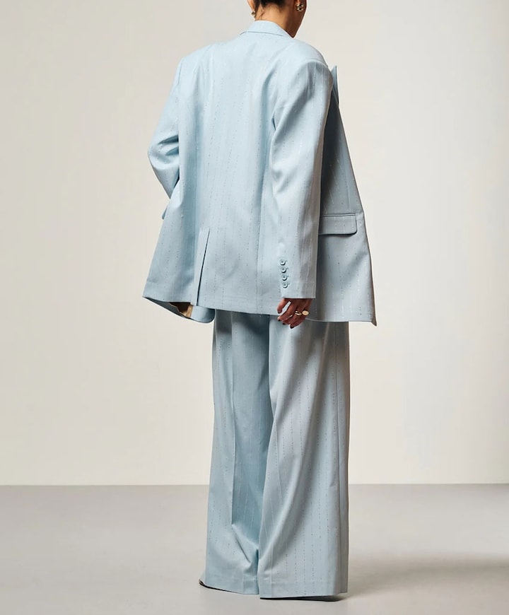 Dames blazer blauw