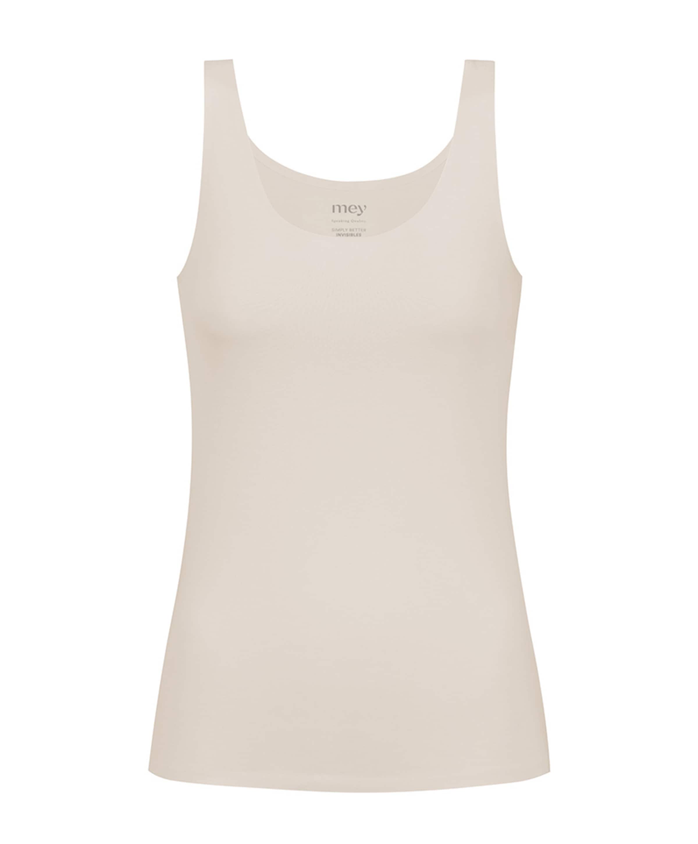 Dames hemd beige