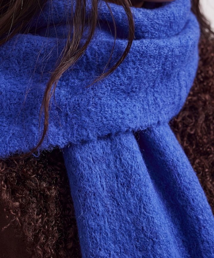 Dames sjaal blauw
