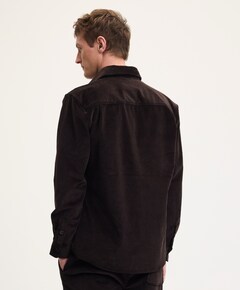 Heren overshirt bruin