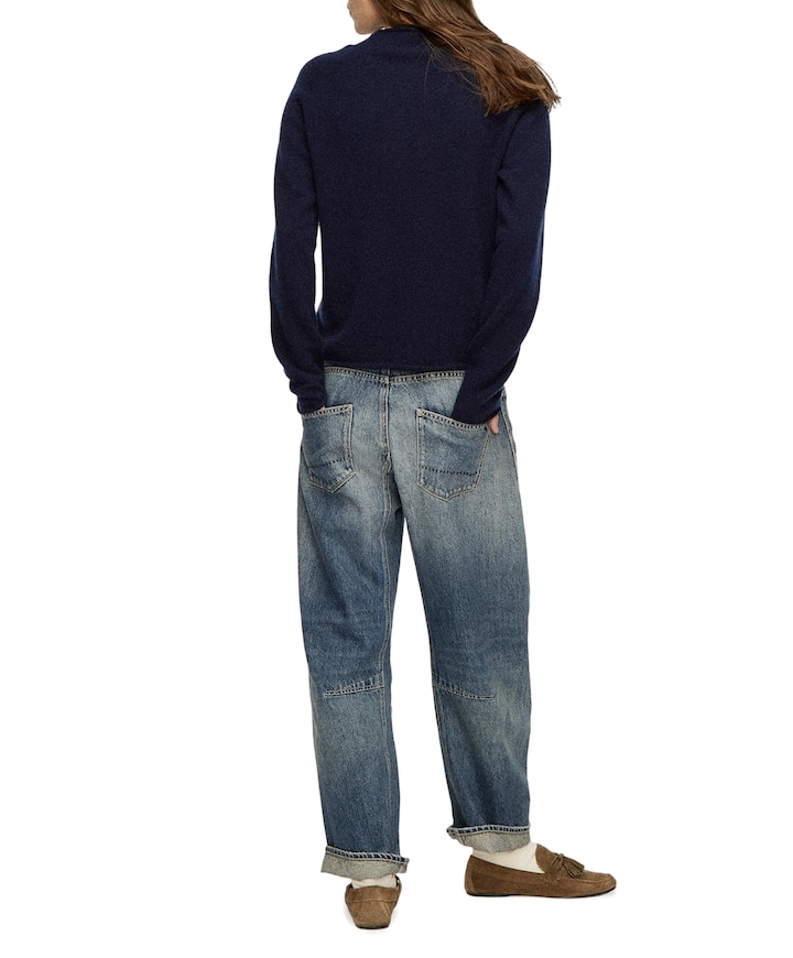 CARGO HISAKO dames jeans blauw