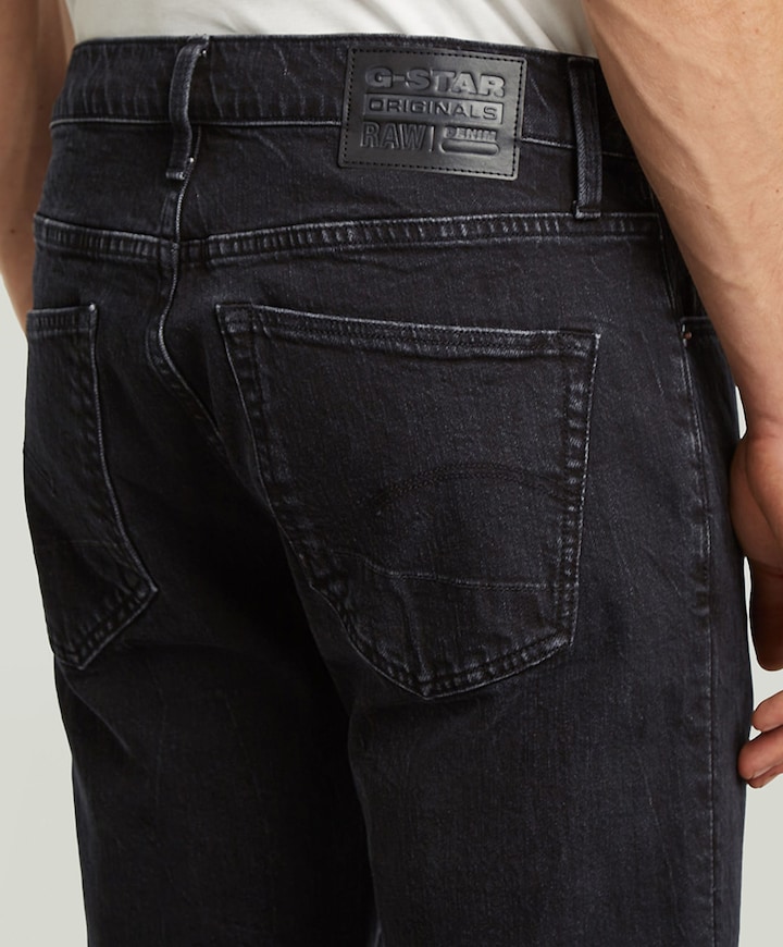 3301 Slim heren jeans zwart