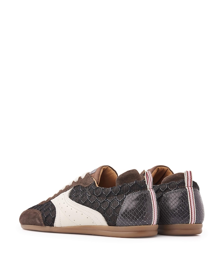 June Haylee dames sneakers bruin