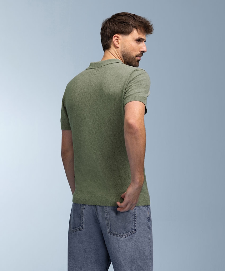 Heren polo groen