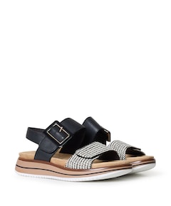 dames sandalen zwart