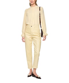 Dames blouse beige