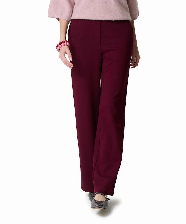 dames broek bordeaux