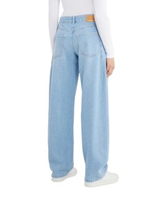 mid waist balloon jeans blauw
