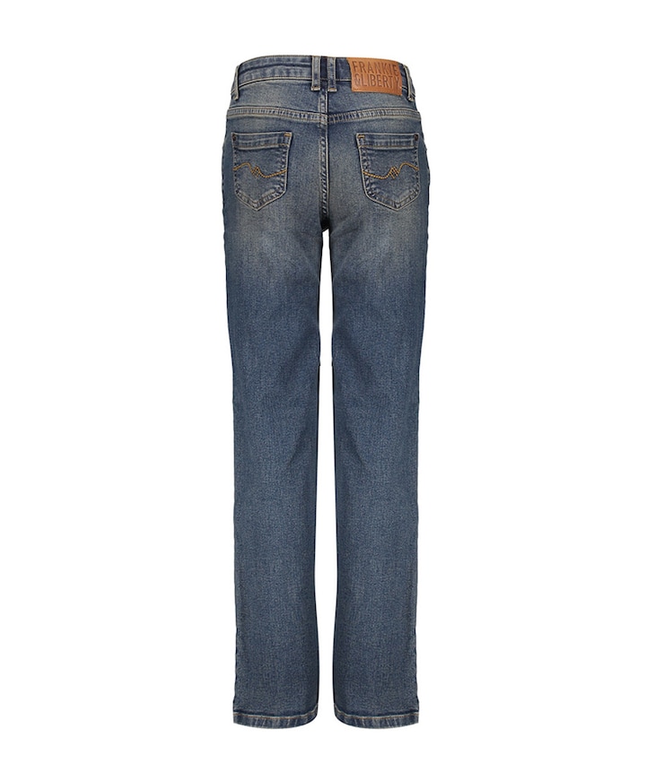 Love Bootcut Oversized Fancy Stitch Details jeans blauw