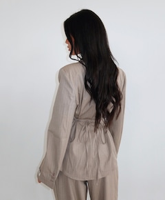 Dames blouse beige