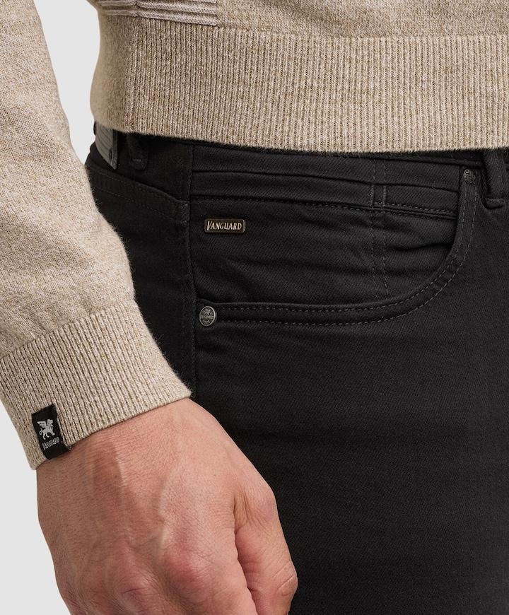 V7 RIDER INDIGO PURE WASH heren jeans zwart