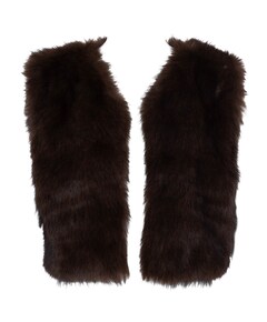 Dames gilet bruin