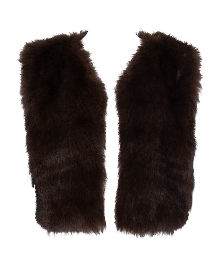 Dames gilet bruin