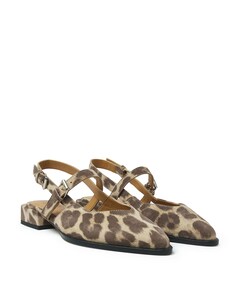 Jazz Valerie dames slingbacks bruin