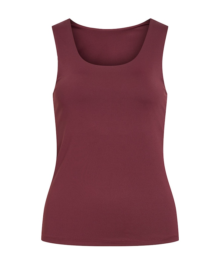 Dames top bordeaux