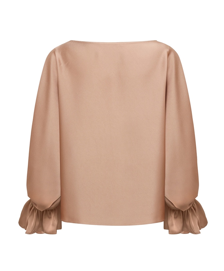 Dames blouse beige