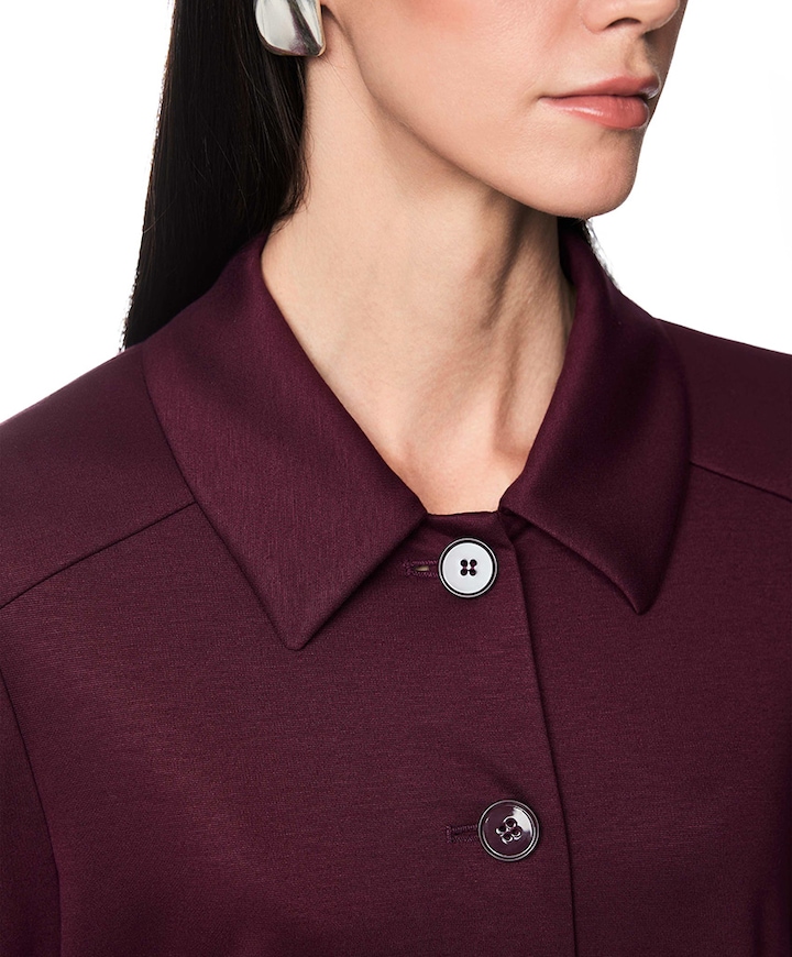 Dames jas bordeaux