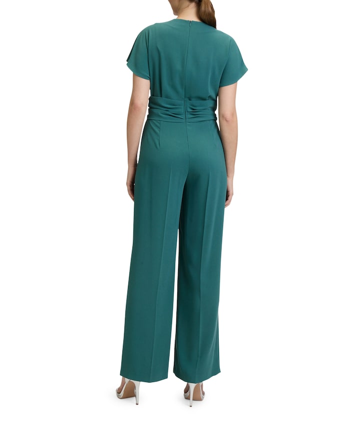 Overall Lang 1/2 Arm dames jumpsuit groen