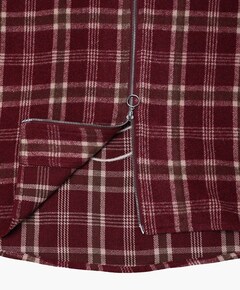 Overshirt lange mouw bordeaux