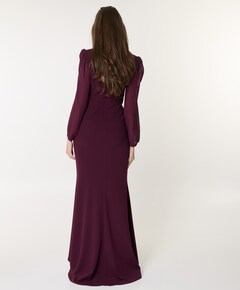 Dames jurk bordeaux