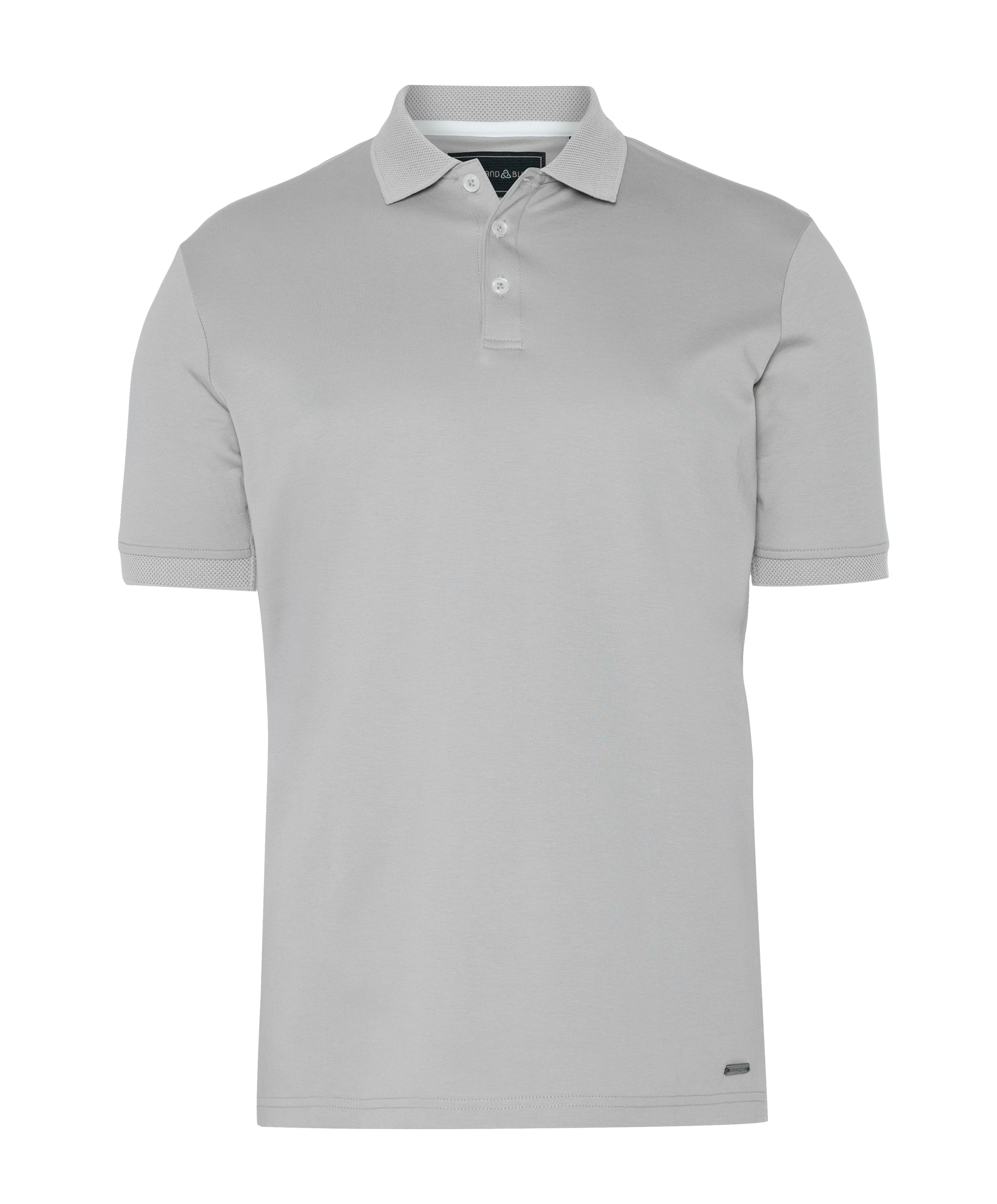 Heren polo grijs