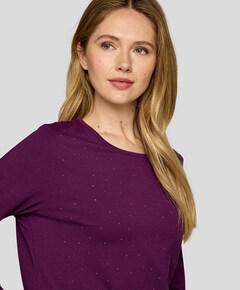 Dames longsleeve paars