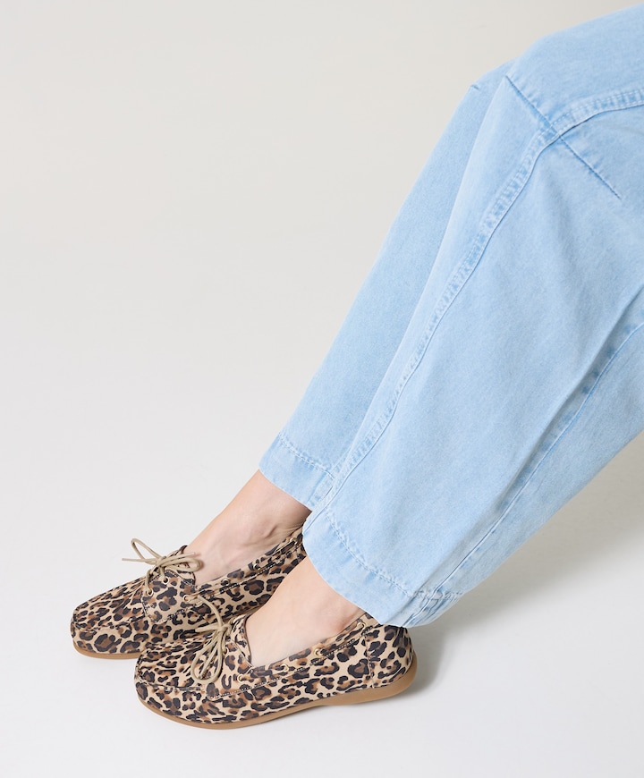 Dames mocassins bruin