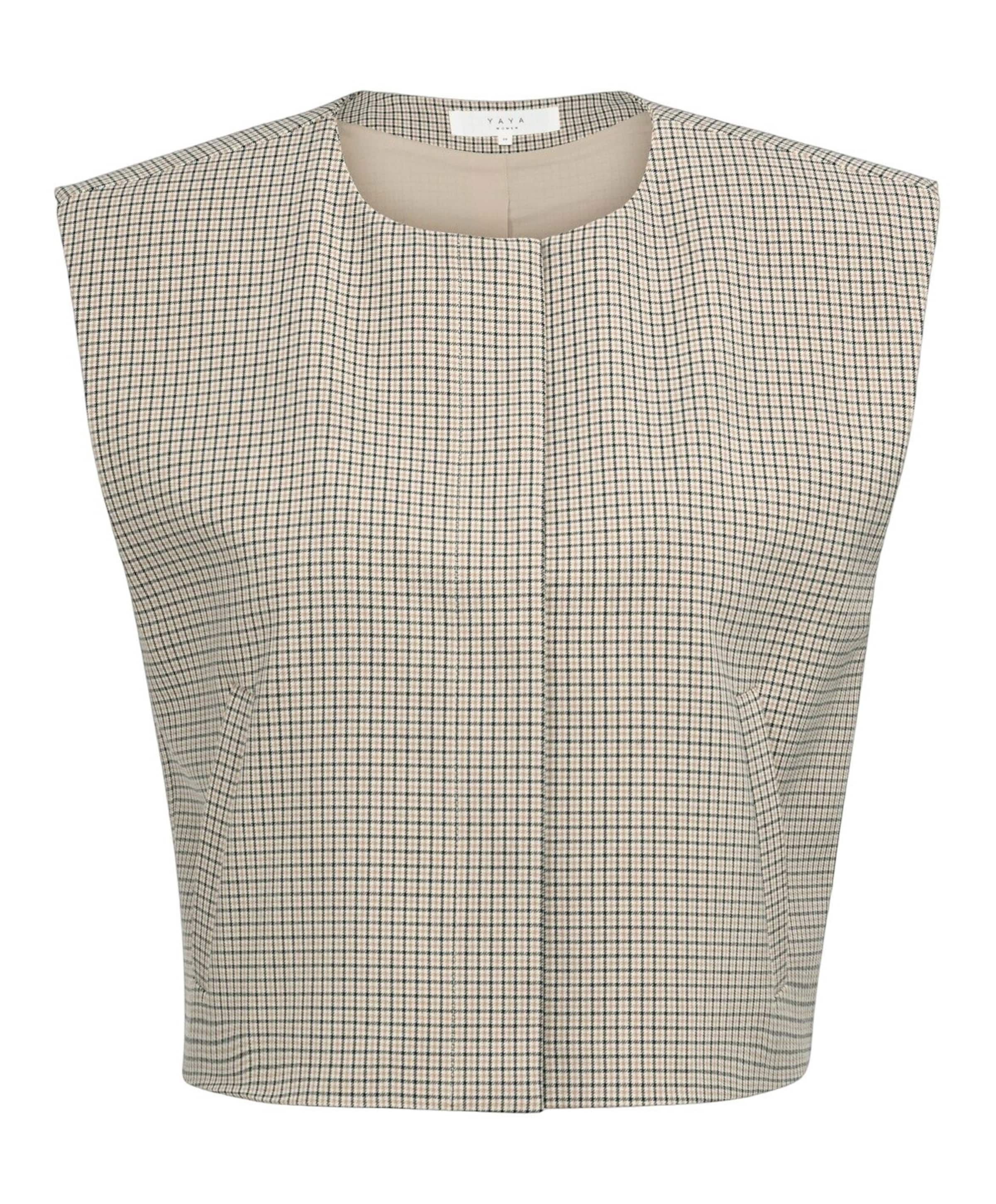 Dames gilet beige