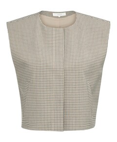 Dames gilet beige
