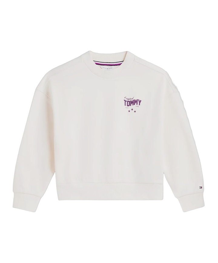 Meisjes sweater ecru