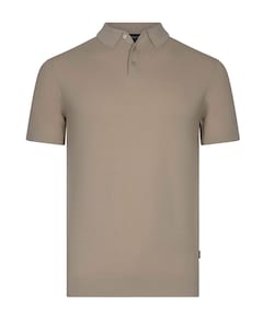 Heren polo beige