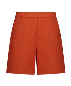 Mascha waffle dames korte broek oranje