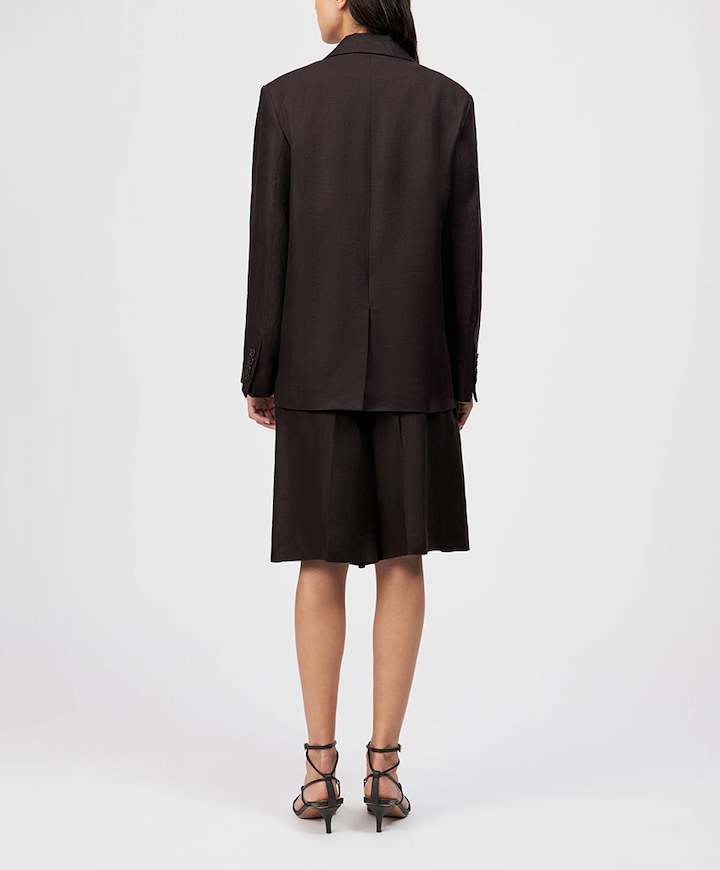 Dames blazer bruin