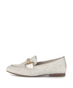 dames loafers ecru