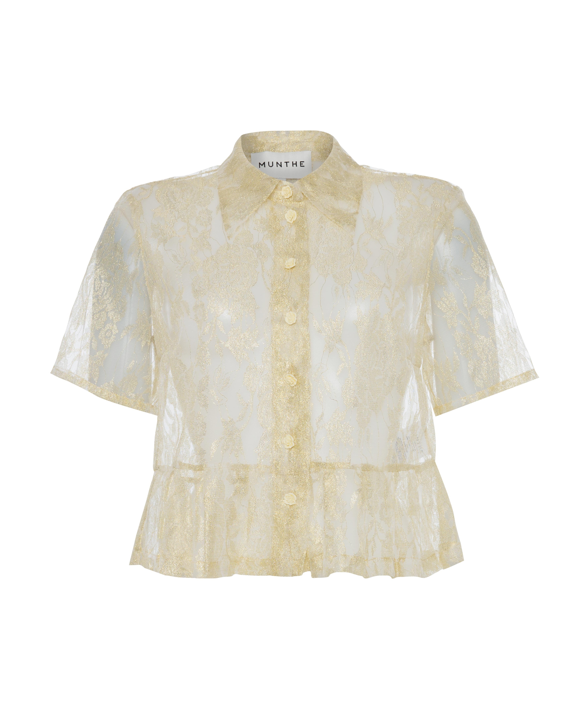 Dames blouse goud