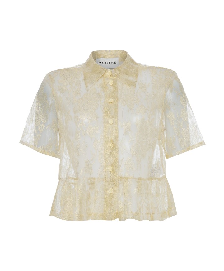 Dames blouse goud