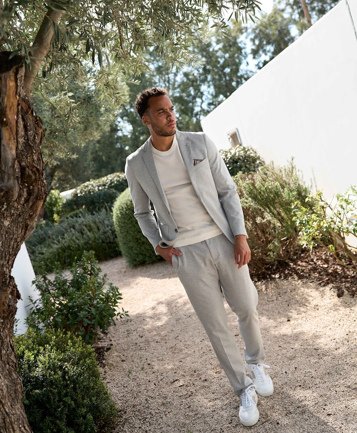 Das Jersey Pants heren pantalon grijs