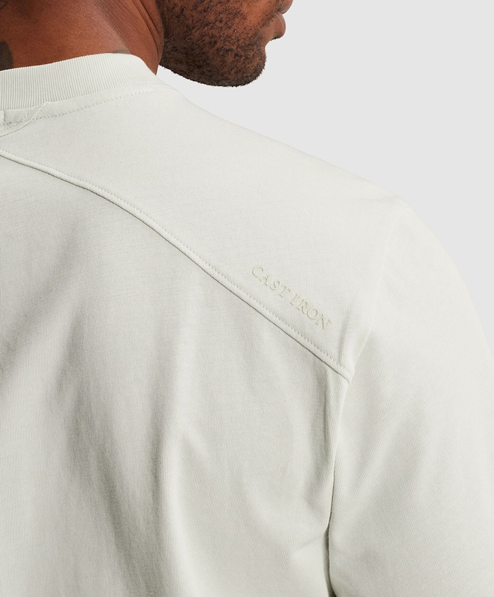 Heren T-shirt ecru